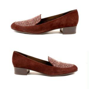 NWOT Stuart Weitzman suede loafers